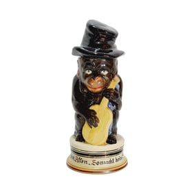 Reinhold Merkelbach #661, German Character Stein, Musical Monkey