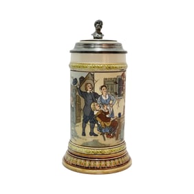 Mettlach #2582, German Beer Stein, The Jester