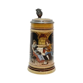 Mettlach #2780, German Beer Stein, Lovers