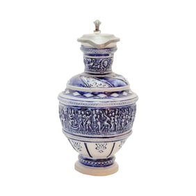 Reinhold Hanke #99, German Beer Stein, Scenes of Early Germans