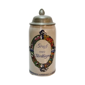 Marzi & Remy Stein, German Beer Stein, Greetings Stein