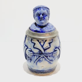 German Stein, German Character Stein, Monk Stein