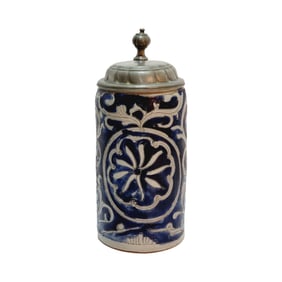 Westerwald Stein, German Beer Stein, Mosaic Design