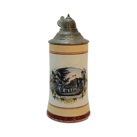 Porcelain Stein, German Beer Stein, Kurgarten & Colonaden Kissingen