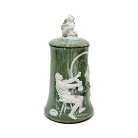 Karl Ens #511, German Beer Stein, Monk Declining Drink