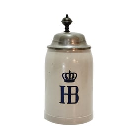 Marzi & Remy Stein, German Brewery Stein, HB Brewery Stein