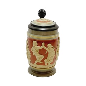 Mettlach #2086, German Beer Stein, Peasnat Dance