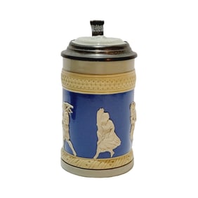 Mettlach #171 II, German Beer Stein, Twelve Months