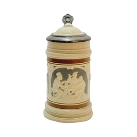 Mettlach #2251, German Beer Stein, Traditional Tavern Scenes
