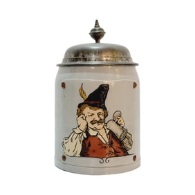 Mettlach #1648 II, German Beer Stein, The Mountain Dweller