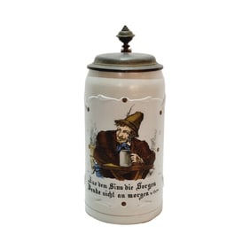 Mettlach #1533 I, German Beer Stein, The Mountain Dweller