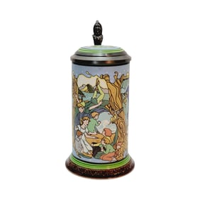 Villeroy & Boch Mettlach, German Beer Stein, Peter Pan