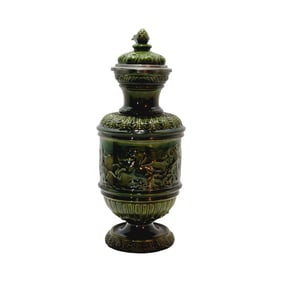 Majolica Master Stein, German Beer Stein, Early Germans & Romans