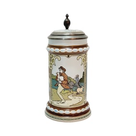 Villeroy & Boch Mettlach #2904, German Beer Stein, Cinderella