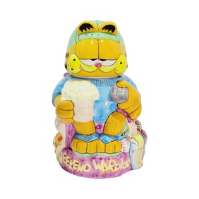 Jim Davis Stein, China Beer Stein, Garfield, Weekend Warrior