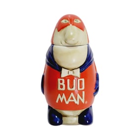 Ceramarte Budweiser CS1A, Brazilian Beer Stein, Original Bud Man Stein
