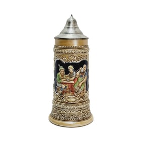 Ceramarte Budweiser CSL6, Brazilian Beer Stein, German Tavern Scene
