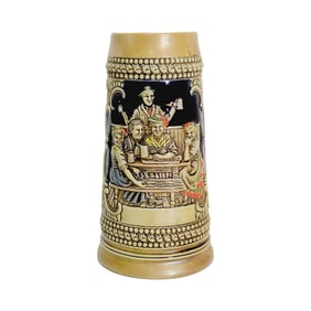 Ceramarte Budweiser CS5, Brazilian Beer Stein, Pileque