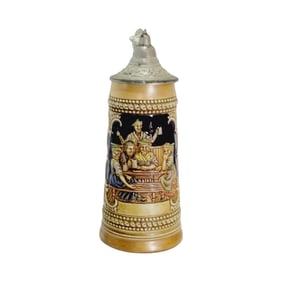 Ceramarte Budweiser CSL5, Brazilian Beer Stein, Pileque