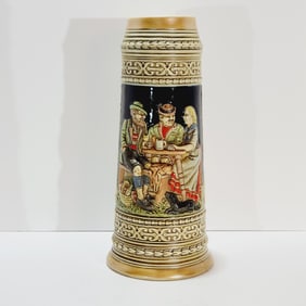 Ceramarte Budweiser CS6, Brazilian Beer Stein, Senior Grande