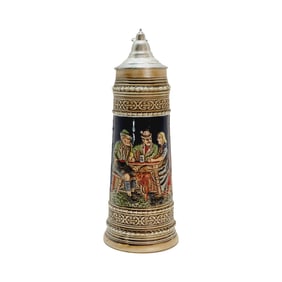 Ceramarte Budweiser CSL4, Brazilian Beer Stein, Senior Grande