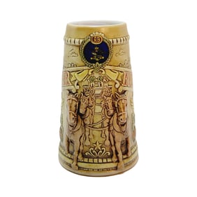 Ceramarte Budweiser CS40, Brazilian Beer Stein, Budweiser Chicago Skyline