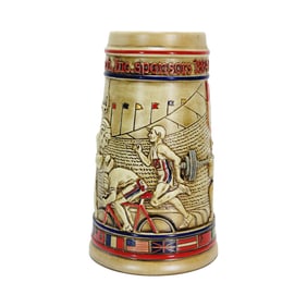 Ceramarte Budweiser CS53, Brazilian Beer Stein, Post Convention ? Olympic