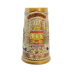 Ceramarte Budweiser CS59, Brazilian Beer Stein, Budweiser San Francisco