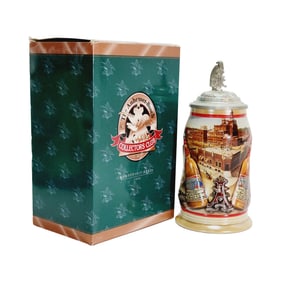 Ceramarte Budwieser CB10, Brazilian Beer Stein, The Golden Age of Brewing, Circa 1898