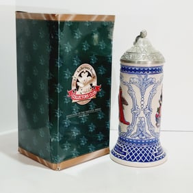 Ceramarte Budwieser CB23, Brazilian Beer Stein, 1872 & 1886-1899 1st in a Series of 3