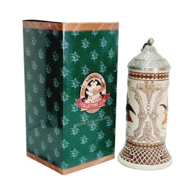 Ceramarte Budwieser CB30, Brazilian Beer Stein, 1933-1939 & 1975+ 3rd in a Series of 3