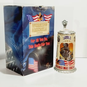 Simon Peter Gerz CS336, German Beer Stein, The American Worker II