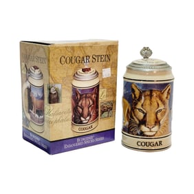 Ceramarte Budwieser CS253, Brazilian Beer Stein, Cougar