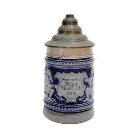 Marzi & Remy #950, German Beer Stein, Gnomes with a Saying