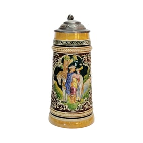 Matthias Girmscheid #605, German Beer Stein, The Trumpeter of S?ckingen