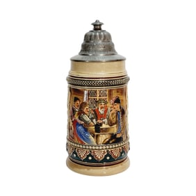 Marzi & Remy #199, German Beer Stein, Tavern Scene