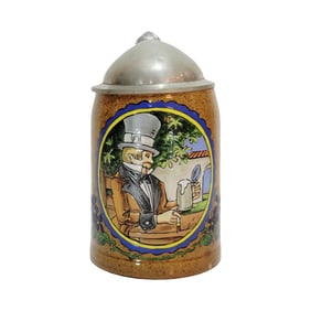 Marzi & Remy Stein, German Beer Stein, German Drinking & Smoking