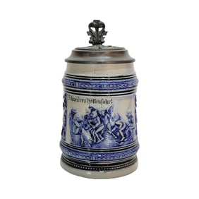 Reinhold Merkelbach #262, German Beer Stein, Schneiders Journey to Hell