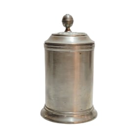 Pewter Stein, German Beer Stein, Franconian Crest