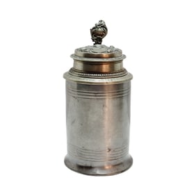 Pewter Stein, German Beer Stein, Student Association Stein