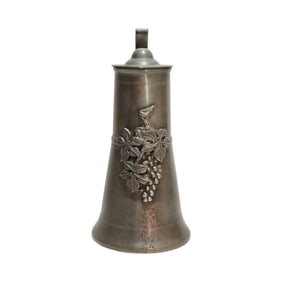 Pewter Pitcher, German Wine Pitcher, Grapevine Cluster