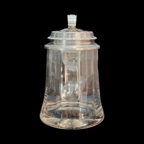 German Glass Beer Stein, Occupational Brewer's Stein