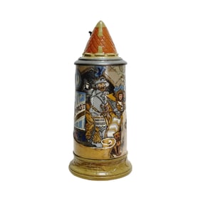 Mettlach Stein #2580, German Beer Stein, Kannenburg