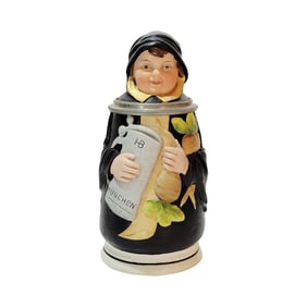 Jakob Reinemann Character Stein #200/1, German Beer stein, Munich Child