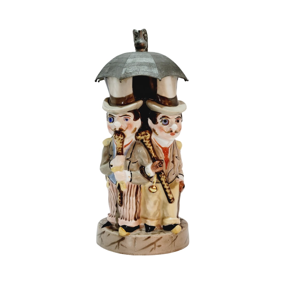 German Character Stein, German Beer Stein, Umbrella Men (1 of 12)