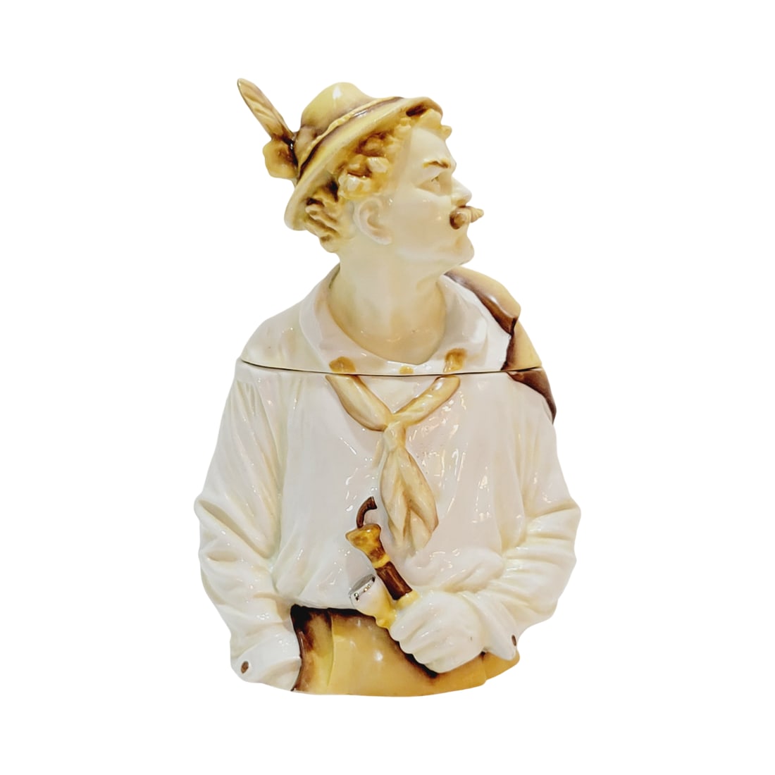 Schierholz & Sohn Character Stein #66, German Beer Stein, Tyrolean Man (1 of 14)