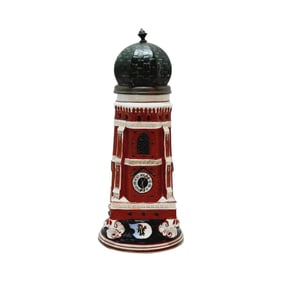 Schierholz & Sohn Character Stein #126, German Beer Stein, Frauenkirche Tower