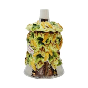 Schierholz & Sohn Character Stein, German Beer Stein, Rare Trichter Stein