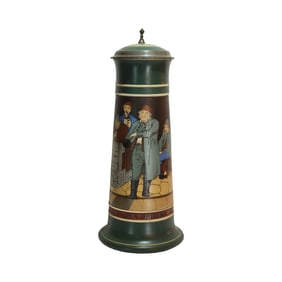 Mettlach Stein #2956, German Beer Stein, Bowling Stein