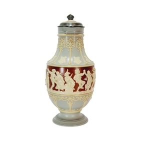 Mettlach Stein #2085, German Beer Stein, Peasant Dance